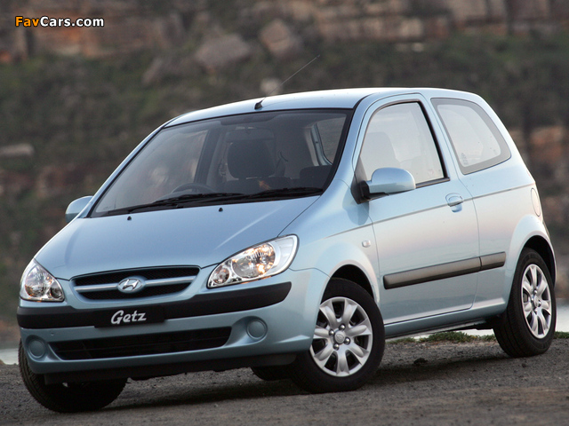 Hyundai Getz 3-door AU-spec 2005–10 images (640 x 480)