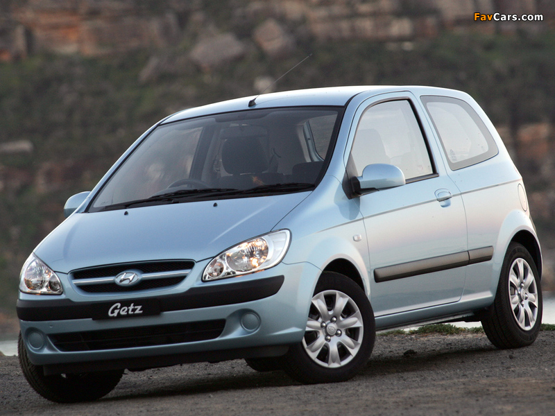 Hyundai Getz 3-door AU-spec 2005–10 images (800 x 600)