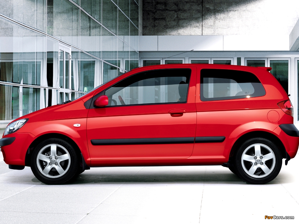 Hyundai Getz 3-door 2005–10 images (1024 x 768)