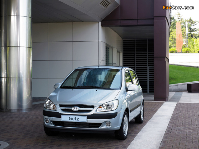 Hyundai Getz 5-door 2005–10 images (640 x 480)