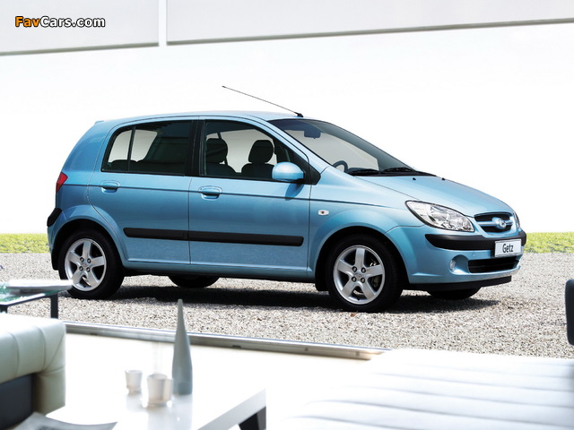 Hyundai Getz 5-door 2005–10 photos (640 x 480)