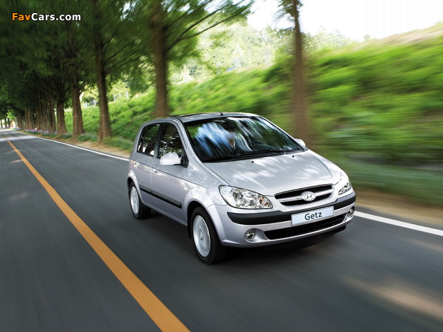 Hyundai Getz 5-door 2005–10 wallpapers (640 x 480)