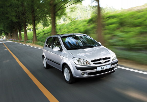 Hyundai Getz 5-door 2005–10 wallpapers