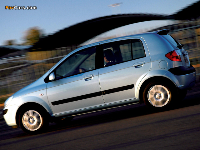 Hyundai Getz 5-door ZA-spec 2006–10 photos (640 x 480)