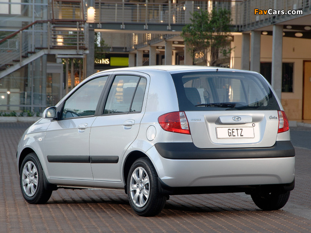 Images of Hyundai Getz 5-door ZA-spec 2006–10 (640 x 480)