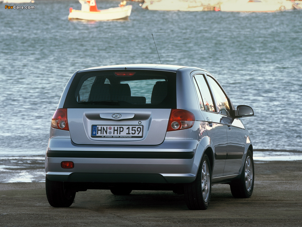 Photos of Hyundai Getz 5-door 2002–05 (1024 x 768)