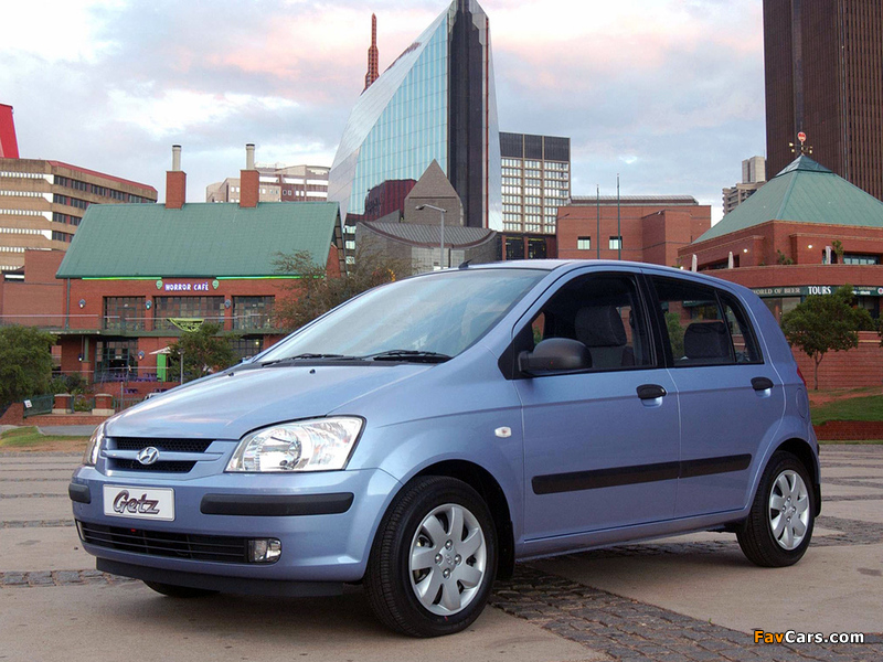 Photos of Hyundai Getz 5-door ZA-spec 2003–06 (800 x 600)