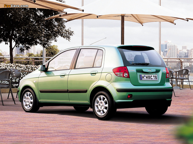 Pictures of Hyundai Getz 5-door 2002–05 (800 x 600)