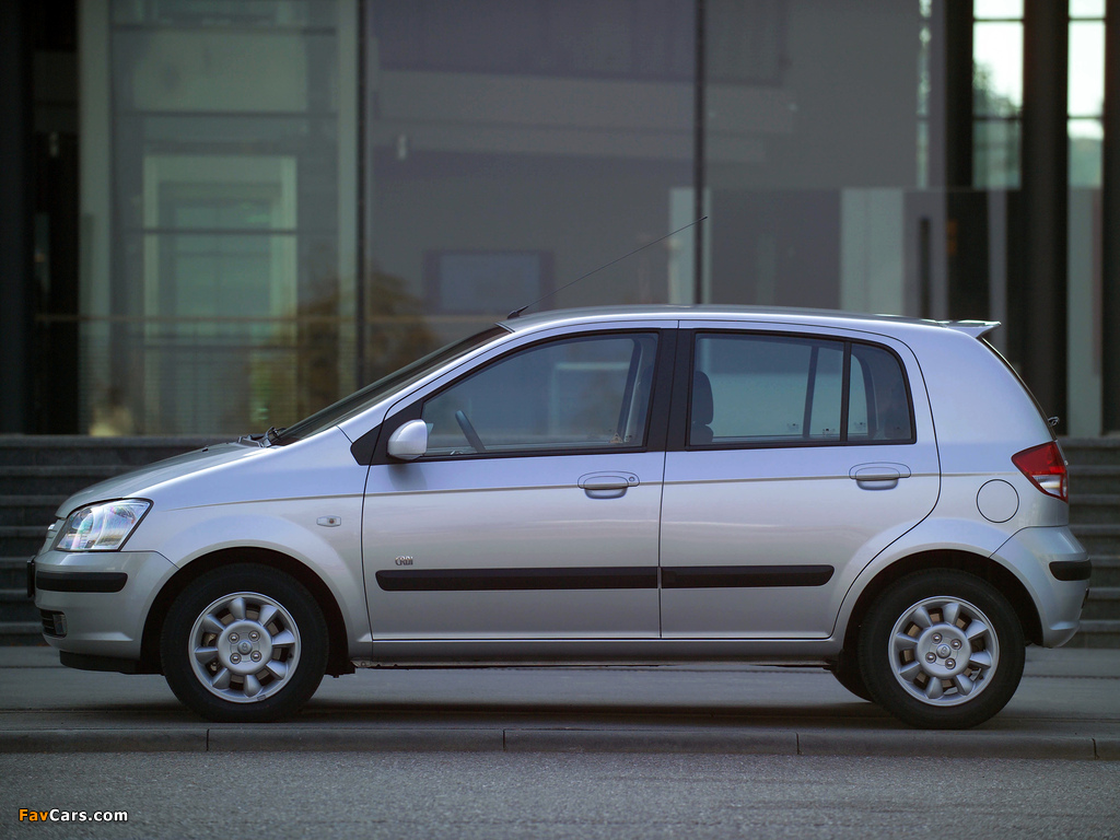 Pictures of Hyundai Getz 5-door 2002–05 (1024 x 768)