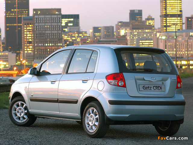 Pictures of Hyundai Getz 5-door ZA-spec 2003–06 (640 x 480)