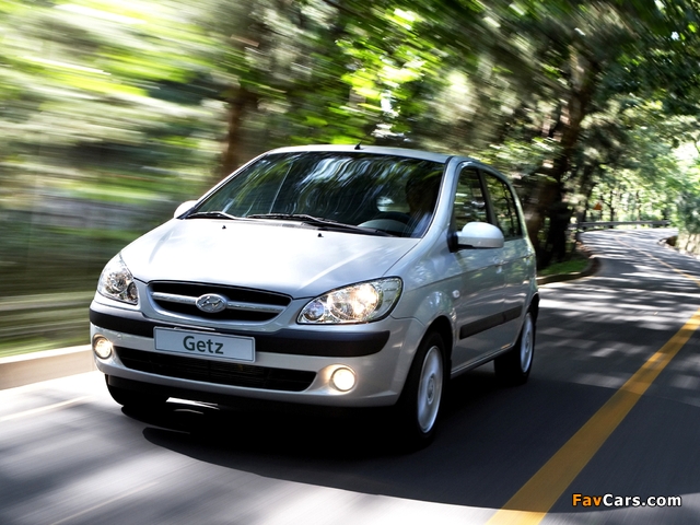 Pictures of Hyundai Getz 5-door 2005–10 (640 x 480)