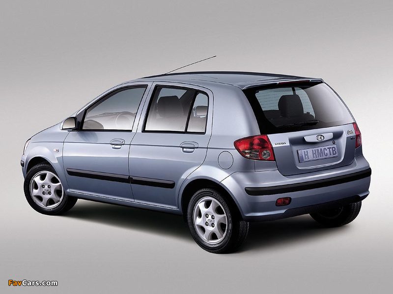 Hyundai Getz 5-door 2002–05 wallpapers (800 x 600)