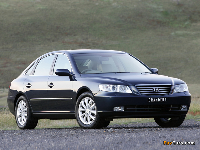 Images of Hyundai Grandeur AU-spec (TG) 2006–11 (640 x 480)