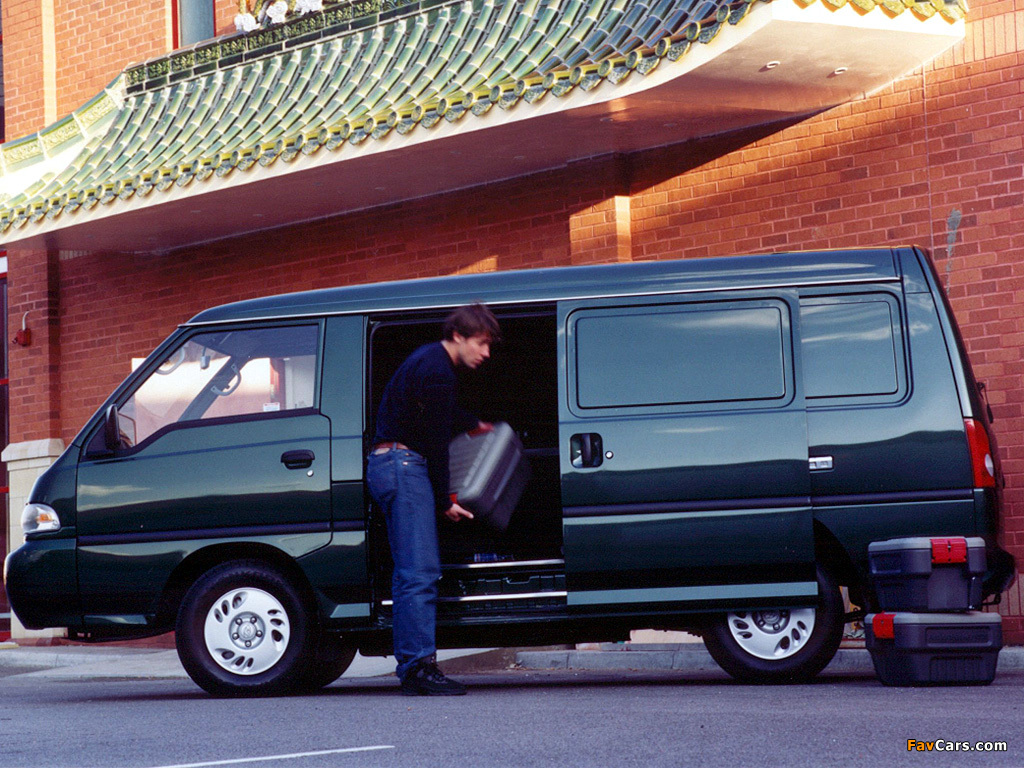 Hyundai H100 Panel Van UK-spec 1996–2003 wallpapers (1024 x 768)