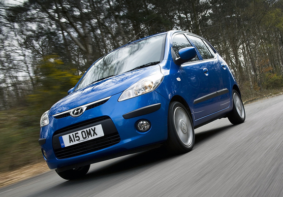 Hyundai i10 UK-spec 2007–10 photos