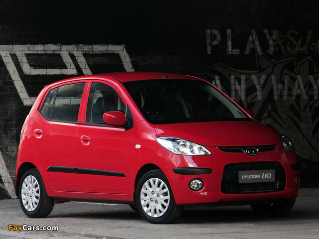 Hyundai i10 ZA-spec 2008–11 photos (640 x 480)