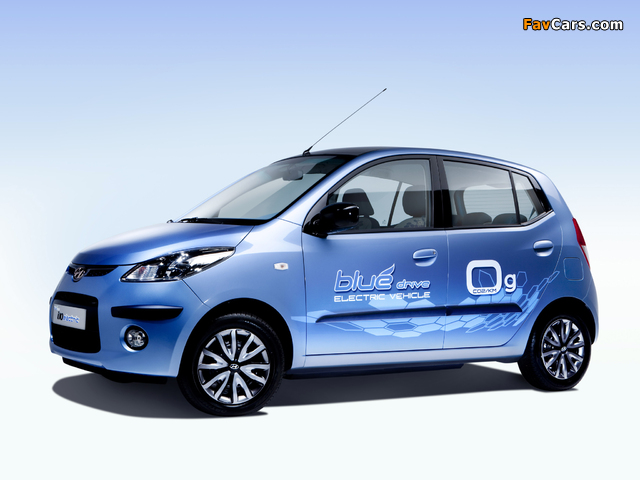 Hyundai i10 Electric Concept 2009 pictures (640 x 480)