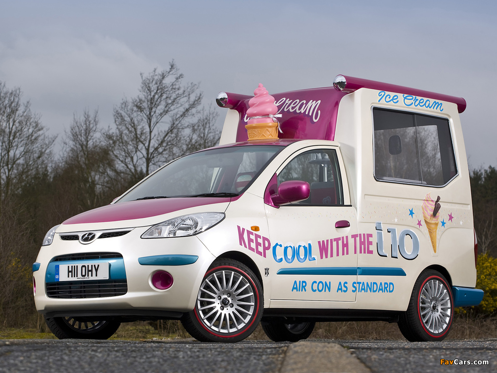 Images of Hyundai i10 Ice Cream Van Show Car by Andy Saunders 2008 (1024 x 768)