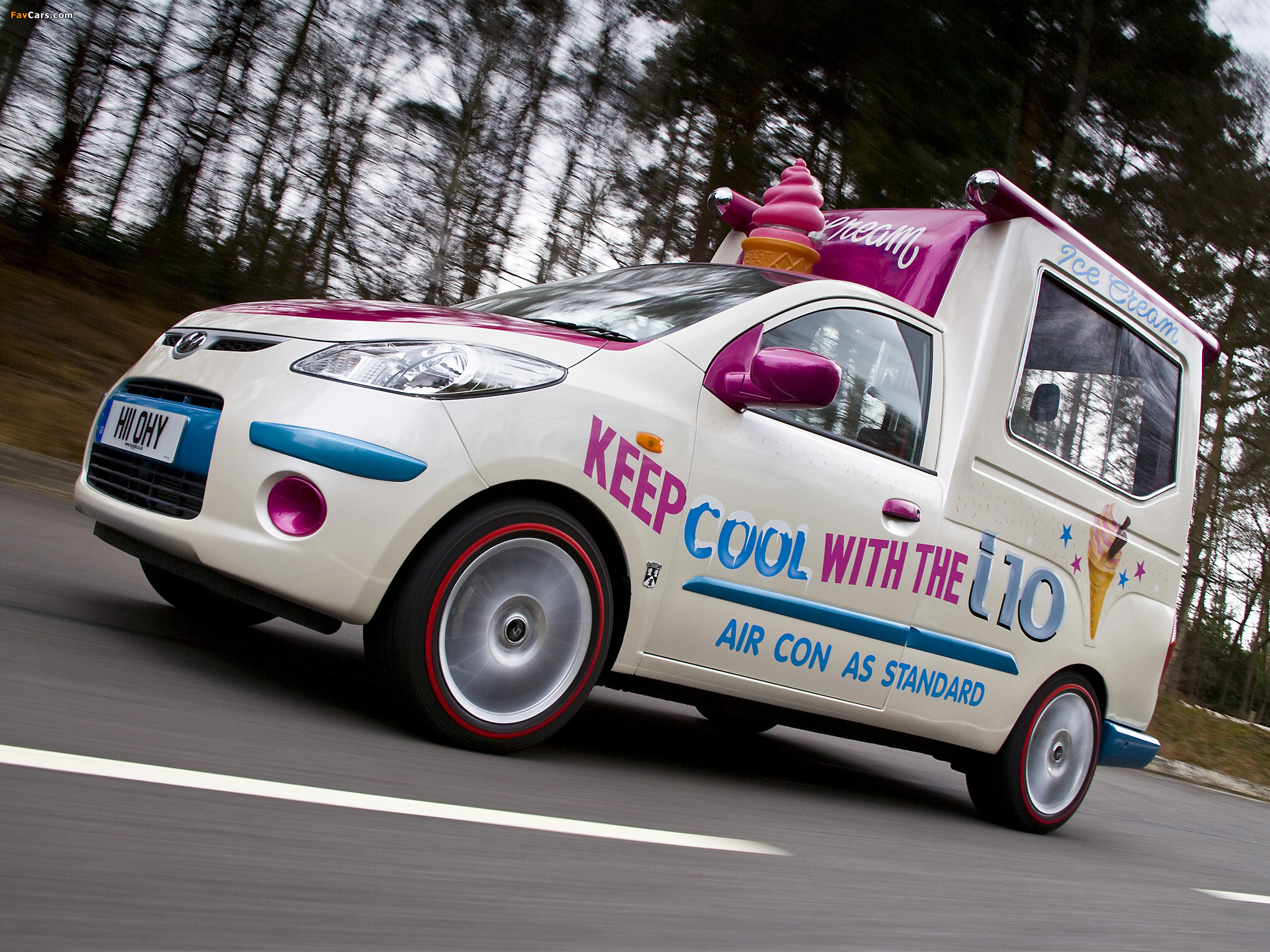 Photos of Hyundai i10 Ice Cream Van Show Car by Andy Saunders 2008 (2048 x 1536)