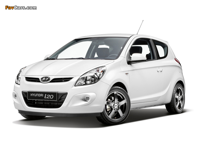 Hyundai i20 3-door Active 2010 wallpapers (640 x 480)