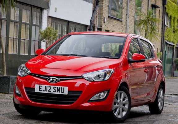 Hyundai i20 5-door UK-spec 2012 wallpapers