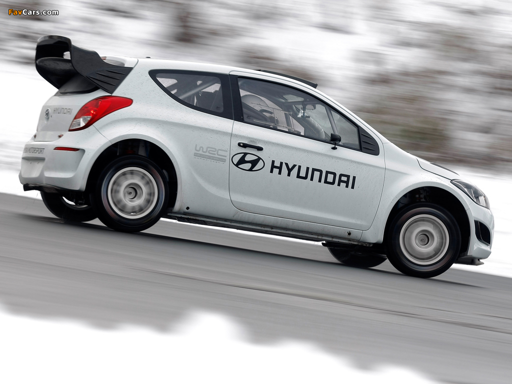 Hyundai i20 WRC Prototype 2012 wallpapers (1024 x 768)