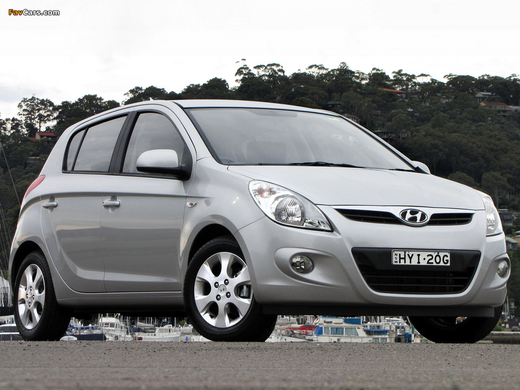 Photos of Hyundai i20 5-door AU-spec 2010–12 (1024 x 768)