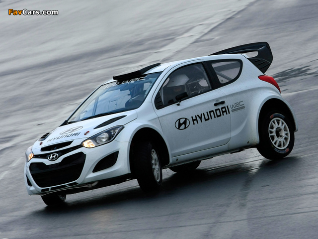 Photos of Hyundai i20 WRC Prototype 2012 (640 x 480)