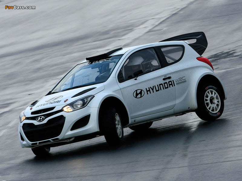 Photos of Hyundai i20 WRC Prototype 2012 (800 x 600)