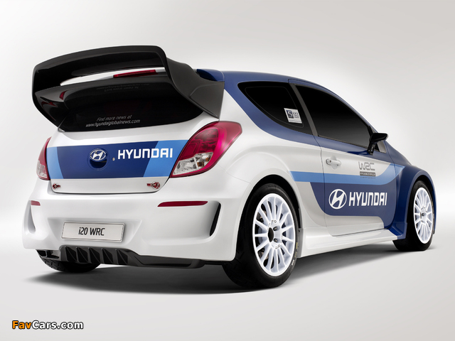 Photos of Hyundai i20 WRC Prototype 2012 (640 x 480)