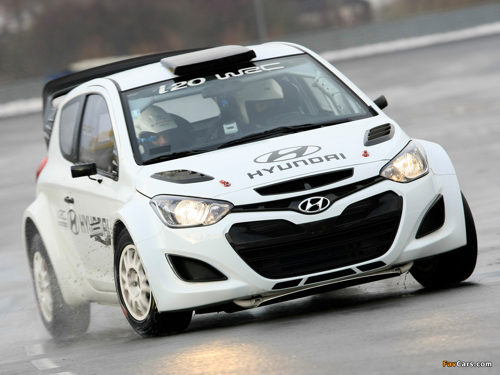 Hyundai i20 WRC Prototype 2012 wallpapers (1024 x 768)