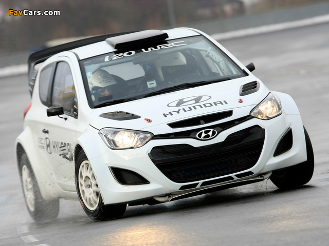Hyundai i20 WRC Prototype 2012 wallpapers (640 x 480)