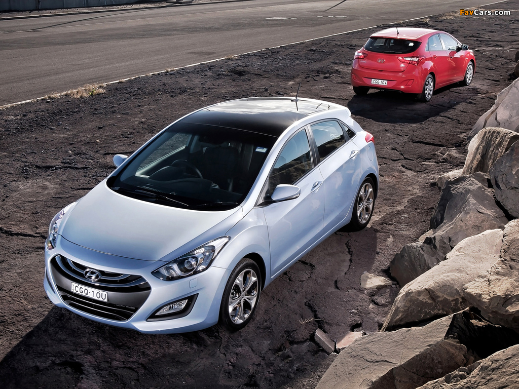 Hyundai i30 5-door AU-spec (GD) 2012 images (1024 x 768)