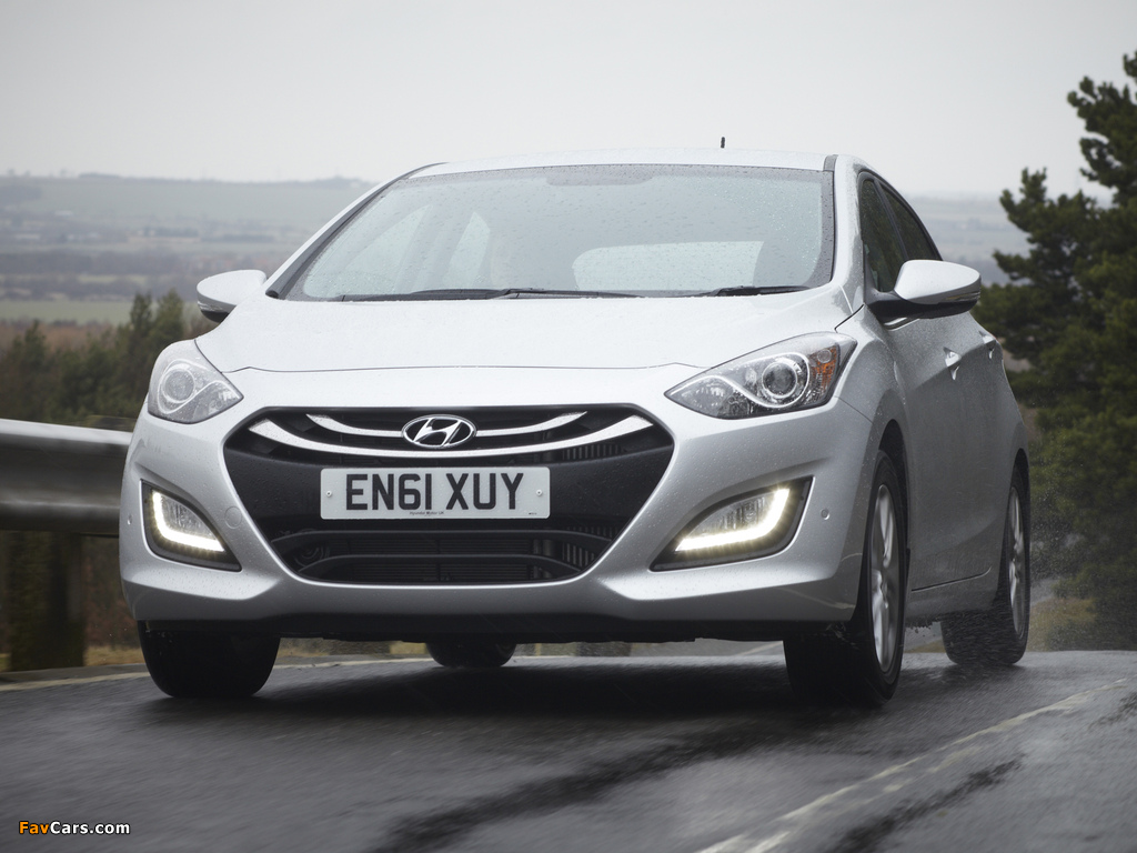 Hyundai i30 5-door UK-spec (GD) 2012 wallpapers (1024 x 768)