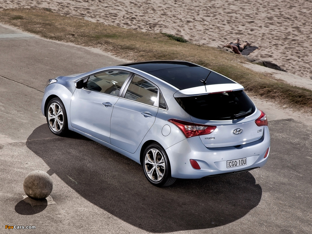 Hyundai i30 5-door AU-spec (GD) 2012 wallpapers (1024 x 768)