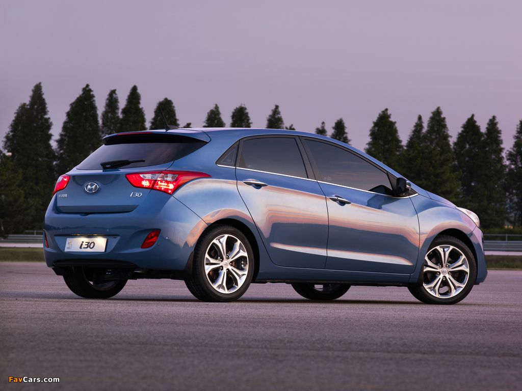 Hyundai i30 5-door (GD) 2012 wallpapers (1024 x 768)