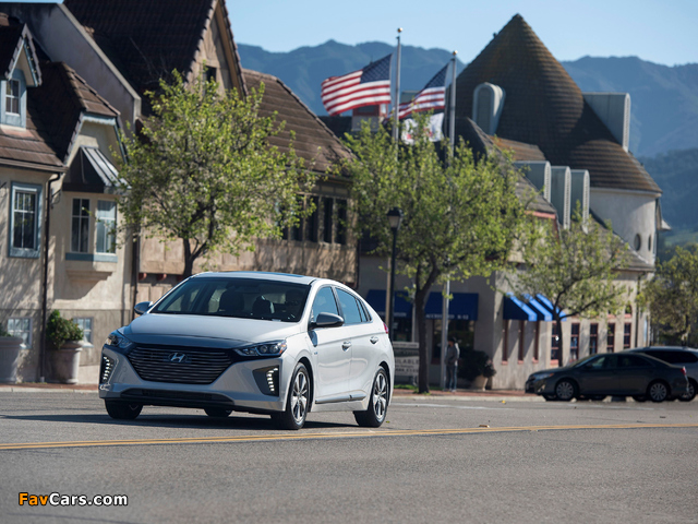 Hyundai IONIQ plug-in hybrid North America 2017 images (640 x 480)