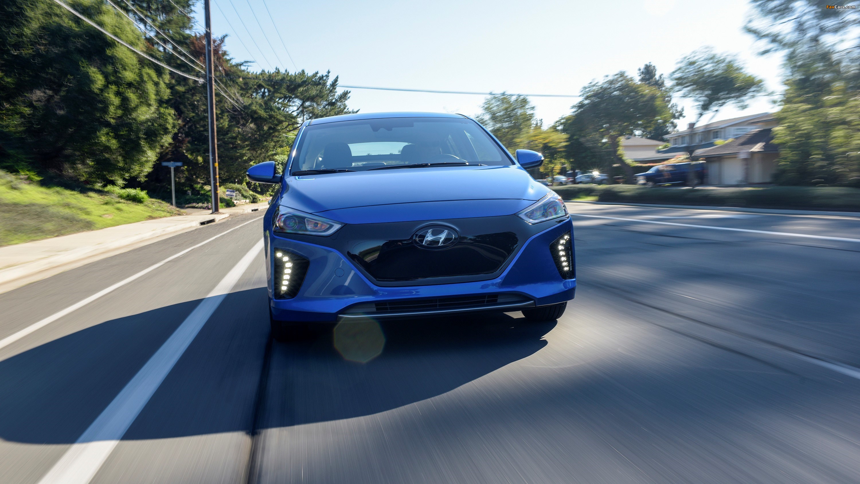 Hyundai IONIQ electric North America 2017 wallpapers (3000 x 1688)