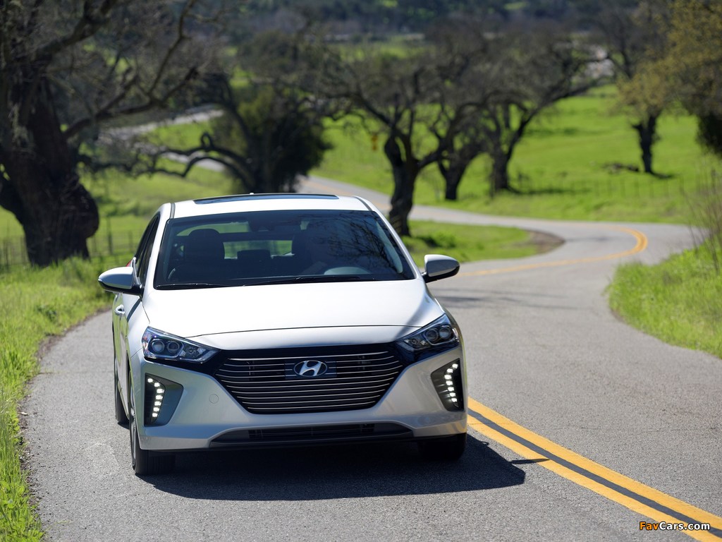 Hyundai IONIQ plug-in hybrid North America 2017 wallpapers (1024 x 768)