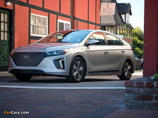 Hyundai IONIQ plug-in hybrid North America 2017 wallpapers (640 x 480)