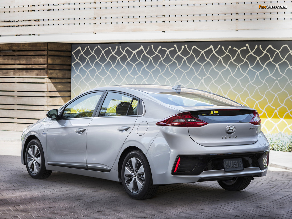 Hyundai IONIQ plug-in hybrid North America 2017 wallpapers (1024 x 768)