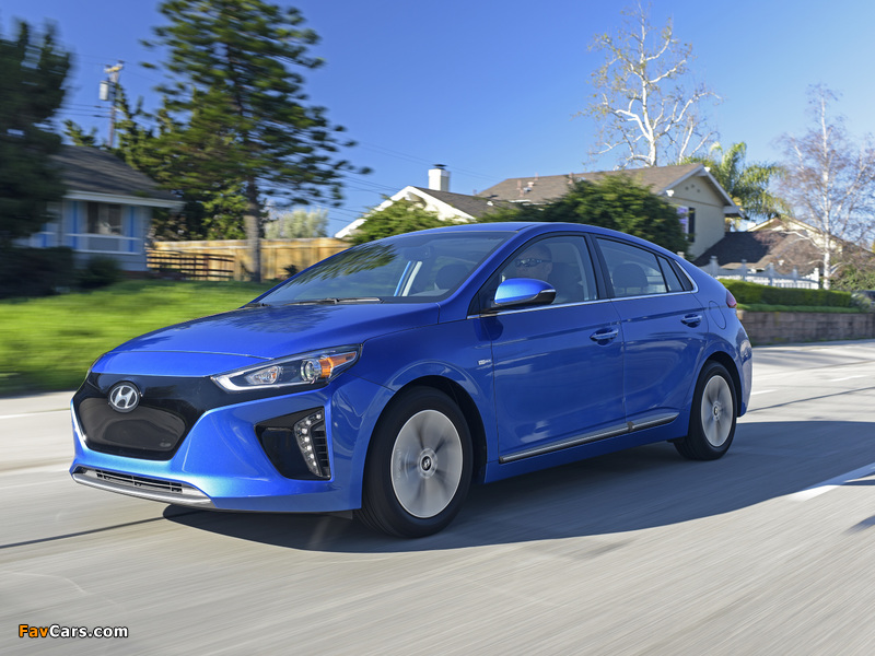 Hyundai IONIQ electric North America 2017 wallpapers (800 x 600)