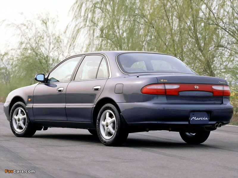 Hyundai Marcia 1995–98 wallpapers (800 x 600)