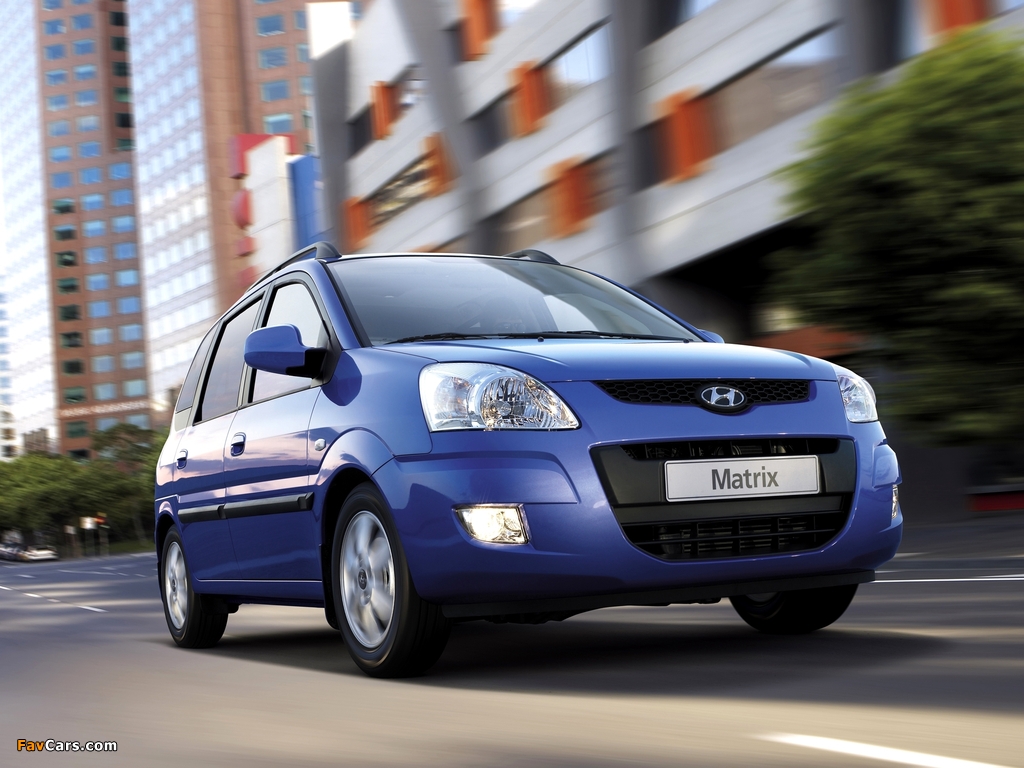 Hyundai Matrix 2008–10 images (1024 x 768)