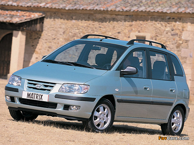 Pictures of Hyundai Matrix 2001–05 (640 x 480)