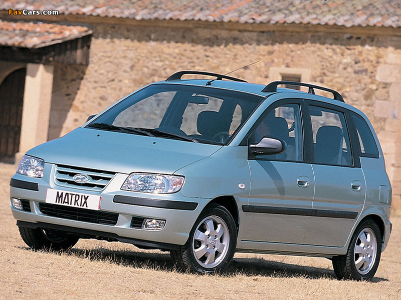 Pictures of Hyundai Matrix 2001–05 (800 x 600)