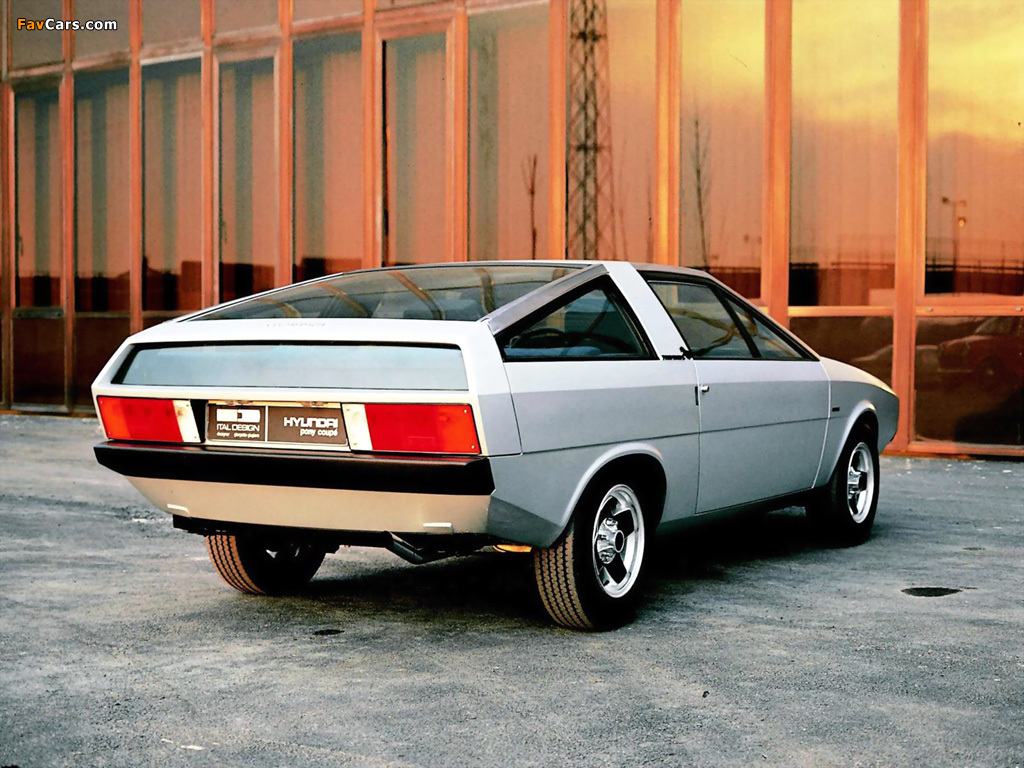 Hyundai Pony Coupe Concept 1974 pictures (1024 x 768)