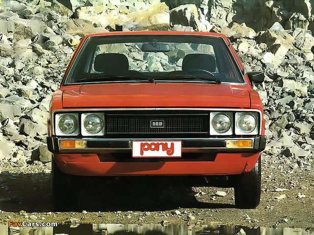 Hyundai Pony 1975–82 pictures (640 x 480)