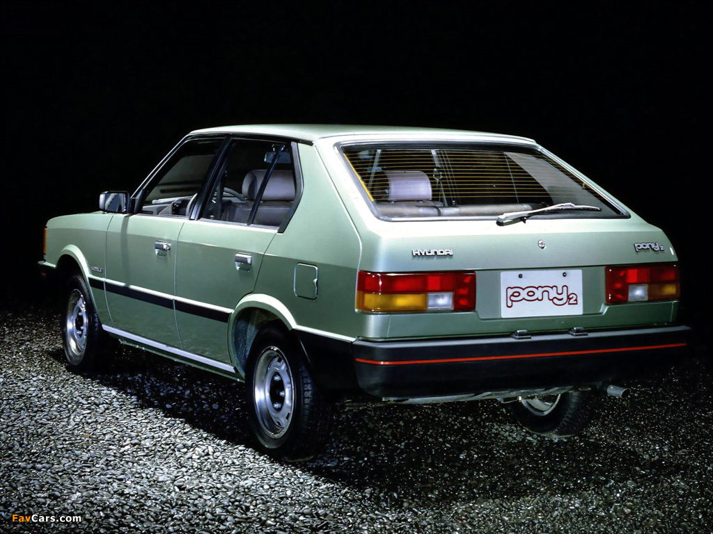 Hyundai Pony Hatchback 1982–90 images (1024 x 768)