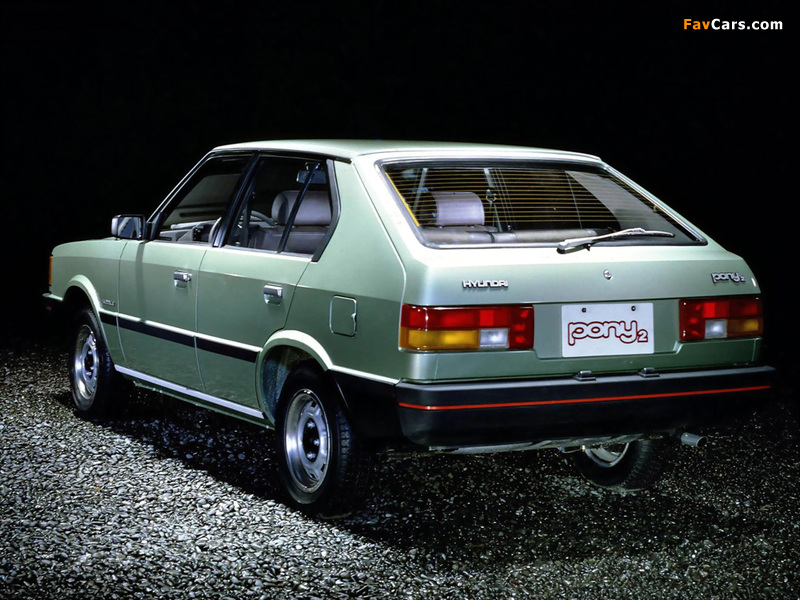 Hyundai Pony Hatchback 1982–90 images (800 x 600)